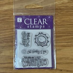 Studio G Clear Stamps Sunshine 4 PCS